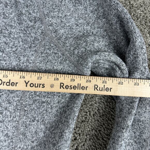 Patagonia Sweater Womens Medium Gray Better Sweater Quarter Zip Pullover Outdoor - Picture 11 of 12